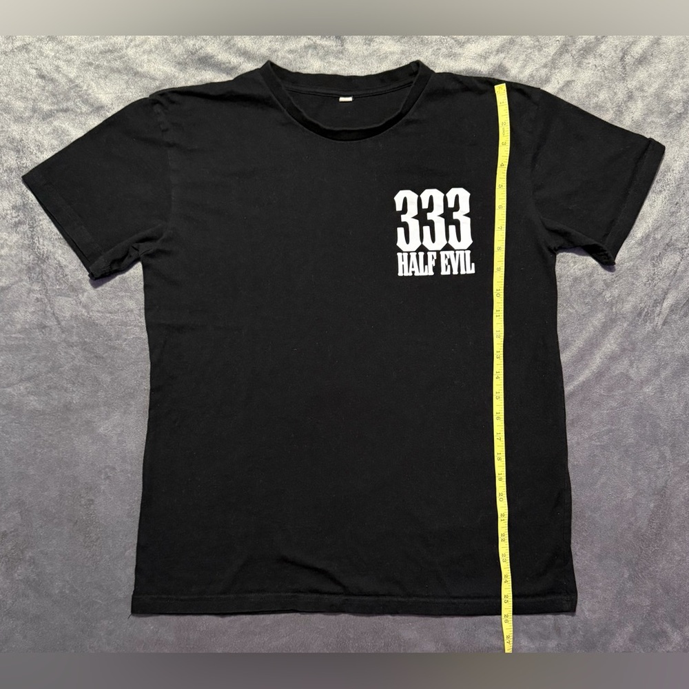 Half Evil 333 Men’s 5th Year Anniversary T Shirt SIZE LARGE